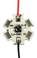 ILH-IW01-85SL-SC221-WIR200. - IR Emitter Module, 1 Chip, 850 nm, ± 75° (150°), 1270 mW/Sr, 200 mm Red & Black, Star PCB - INTELLIGENT LED SOLUTIONS