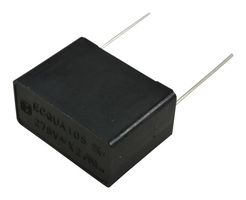 ECQUAAV104T1 - Safety Capacitor, Metallized PP, Radial Box - 2 Pin, 0.1 µF, ± 10%, X2, Through Hole - PANASONIC