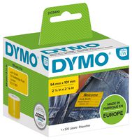 2133400 - Label, Self Adhesive, 101 mm, 54 mm, Yellow - DYMO