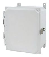 PJU864L - Plastic Enclosure, w/ Feet, Junction Box, Polyester (PET), Glass Fibre Reinforced, 204 mm, 159 mm - HAMMOND