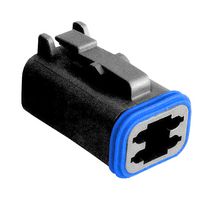 PX0100S04BK - Automotive Connector, PX0 Series, Straight Plug, 4 Contacts, Crimp Socket - Contacts Not Supplied - BULGIN LIMITED