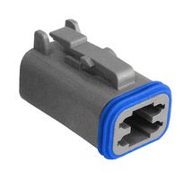 PX0105S04GY - Automotive Connector, PX0 Series, Straight Plug, 4 Contacts, Crimp Socket - Contacts Not Supplied - BULGIN LIMITED