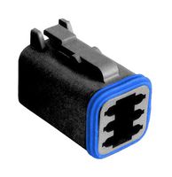 PX0105S06BK - Automotive Connector, PX0 Series, Straight Plug, 6 Contacts, Crimp Socket - Contacts Not Supplied - BULGIN LIMITED
