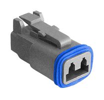 PX0108S02GY - Automotive Connector, PX0 Series, Straight Plug, 2 Contacts, Crimp Socket - Contacts Not Supplied - BULGIN LIMITED