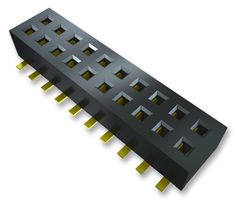 CLP-105-02-G-D-BE - PCB Receptacle, Bottom Entry, Board-to-Board, 1.27 mm, 2 Rows, 10 Contacts, Surface Mount, CLP - SAMTEC