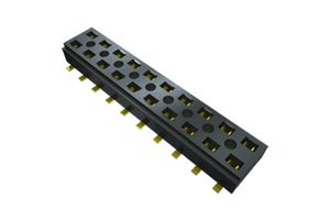 CLT-107-03-L-D - PCB Receptacle, Board-to-Board, 2 mm, 2 Rows, 14 Contacts, Through Hole Mount, Tiger Claw CLT - SAMTEC