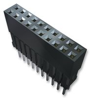 ESQ-106-13-T-S - PCB Receptacle, Elevated Strip, Board-to-Board, 2.54 mm, 1 Rows, 6 Contacts, Through Hole Mount - SAMTEC