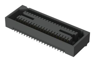 BSE-020-01-L-D-A - Mezzanine Connector, Receptacle, 0.8 mm, 2 Rows, 40 Contacts, Surface Mount, Phosphor Bronze - SAMTEC