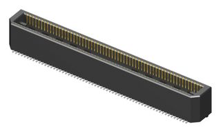 BTE-020-01-L-D-A - Mezzanine Connector, Header, 0.8 mm, 2 Rows, 40 Contacts, Surface Mount, Phosphor Bronze - SAMTEC