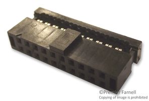 FFSD-17-01-S-N - IDC Connector, IDC Receptacle, Female, 1.27 mm, 2 Row, 34 Contacts, Cable Mount - SAMTEC