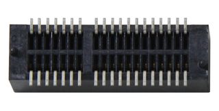 MEC1-120-02-L-D-A - Card Edge Connector, Dual Side, 1.57 mm, 40 Contacts, Surface Mount, Straight, Solder - SAMTEC