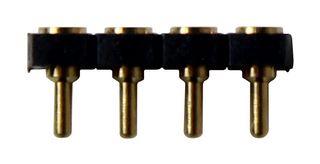 SL-104-G-19 - PCB Receptacle, Low Profile Hybrid, Board-to-Board, 2.54 mm, 1 Rows, 4 Contacts, Through Hole Mount - SAMTEC