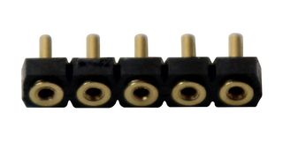 SL-105-G-19 - PCB Receptacle, Low Profile Hybrid, Board-to-Board, 2.54 mm, 1 Rows, 5 Contacts, Through Hole Mount - SAMTEC