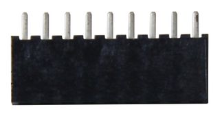 SQT-109-01-L-S - PCB Receptacle, Board-to-Board, Wire-to-Board, 2 mm, 1 Rows, 9 Contacts, Through Hole Mount - SAMTEC