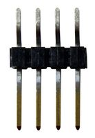 TSM-104-02-L-SH - Pin Header, Board-to-Board, 2.54 mm, 1 Rows, 4 Contacts, Surface Mount Right Angle, TSM Series - SAMTEC