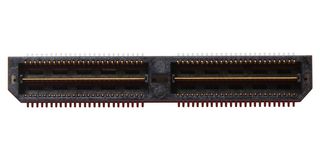 QTS-050-01-F-D-A - Mezzanine Connector, Header, 0.635 mm, 2 Rows, 100 Contacts, Surface Mount, Phosphor Bronze - SAMTEC