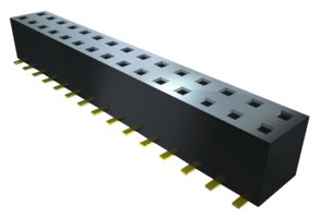 TLE-104-01-G-DV-A - PCB Receptacle, Board-to-Board, 2 mm, 2 Rows, 8 Contacts, Surface Mount, Tiger Beam TLE - SAMTEC