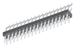 TSM-108-01-S-DH - Pin Header, Board-to-Board, 2.54 mm, 2 Rows, 16 Contacts, Surface Mount Right Angle, TSM Series - SAMTEC