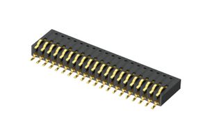 SEI-110-02-GF-S-M-AB - Spring Loaded Connector, Compression Connector, 1 mm, 1 Row, 10 Contacts, Surface Mount - SAMTEC