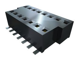 BKS-159-01-L-V-A - PCB Receptacle, Board-to-Board, 1 mm, 2 Rows, 59 Contacts, Surface Mount, BKS - SAMTEC