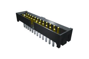 STMM-107-02-G-D - Pin Header, Board-to-Board, Wire-to-Board, 2 mm, 2 Rows, 14 Contacts, Through Hole, STMM - SAMTEC