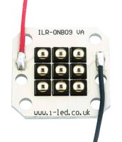 ILR-IN09-85SL-SC211-WIR200. - IR LED Module, 9 Chip, 850 nm, 11.07 W/Sr, Square PCB/M3 Hole, 26.55 to 30.6 V, 200 mm Red & Black - INTELLIGENT LED SOLUTIONS