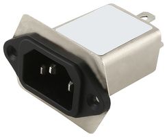 MP007500 - Filtered IEC Power Entry Module, IEC, General Purpose, 3 A, 250 VAC - MULTICOMP PRO