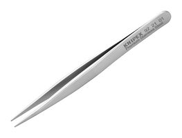 92 21 01 - Tweezers, Gripping, Straight, Pointed, 120 mm, Stainless Steel - KNIPEX