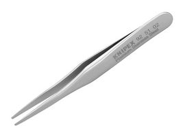 92 51 02 - Tweezers, Gripping, Straight, Blunt, 70 mm, Stainless Steel - KNIPEX