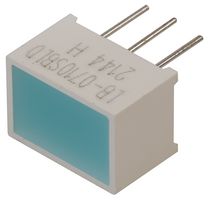 MP007995 - LED Bar Graph Array, Super Blue, 20 mA, 3.2 V, 25 mcd, 7mm x 10mm - MULTICOMP PRO
