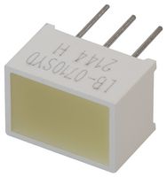 MP007998 - LED Bar Graph Array, Super Yellow, 20 mA, 2 V, 18 mcd, 10mm x 7mm - MULTICOMP PRO