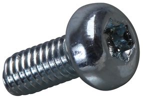 MP008232 - Machine Screw, M2.5 x 0.45, 6 mm, Carbon Steel, Blue Zinc, Pan Head Torx - MULTICOMP PRO