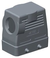 T1230160140-000 - Heavy Duty Connector, Hood, Side Entry, Aluminium Alloy Body, 2 Lever, H16B - TE CONNECTIVITY