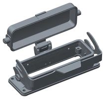 T1510243100-000 - Heavy Duty Connector, Base, Bulkhead Mount, Aluminium Alloy Body, 1 Lever, H24B - TE CONNECTIVITY