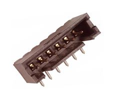 5-102203-3 - Pin Header, Wire-to-Board, 2.54 mm, 1 Rows, 6 Contacts, Through Hole Right Angle, AMPMODU Mod II - TE CONNECTIVITY