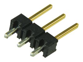 5-146285-3 - Pin Header, Board-to-Board, 2.54 mm, 1 Rows, 3 Contacts, Through Hole Straight, AMPMODU Mod II - AMP - TE CONNECTIVITY