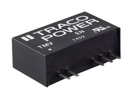 TMV 1215D - Isolated Through Hole DC/DC Converter, 1:1, 1 W, 2 Output, 15 V, 34 mA - TRACO POWER