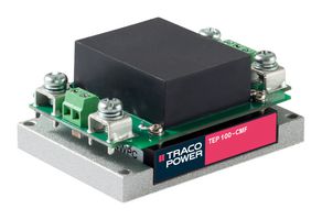 TEP 100-4815-CMF - Isolated Chassis Mount DC/DC Converter, ITE, 2:1, 100 W, 1 Output, 24 V, 4.2 A - TRACO POWER