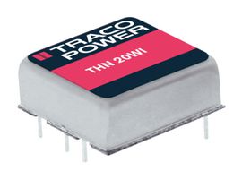 THN 20-2410WI - Isolated Through Hole DC/DC Converter, ITE, 4:1, 20 W, 1 Output, 3.3 V, 4.5 A - TRACO POWER