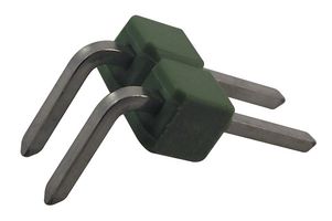 826949-2 - Pin Header, Right Angle, Board-to-Board, 2.54 mm, 1 Rows, 2 Contacts, Through Hole Right Angle - AMP - TE CONNECTIVITY
