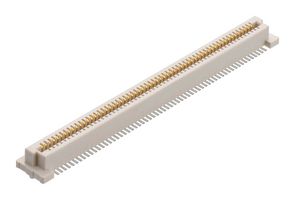M58-2801242R - Mezzanine Connector, Receptacle, 0.8 mm, 2 Rows, 120 Contacts, Surface Mount, Phosphor Bronze - HARWIN