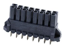 44769-1601 - PCB Receptacle, Power, Wire-to-Board, 3 mm, 2 Rows, 16 Contacts, Through Hole Straight - MOLEX