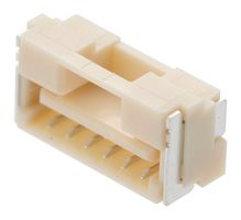 502386-0671 - PCB Receptacle, Signal, Wire-to-Board, 1.25 mm, 1 Rows, 6 Contacts, Surface Mount Right Angle - MOLEX