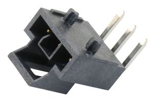 105313-1203 - Pin Header, Power, 2.5 mm, 1 Rows, 3 Contacts, Through Hole Right Angle, Nano-Fit 105313 Series - MOLEX