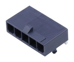 172648-0105 - Pin Header, Power, Wire-to-Board, 4.2 mm, 1 Rows, 5 Contacts, Through Hole Right Angle - MOLEX