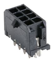 43045-0824 - Pin Header, Power, 3 mm, 2 Rows, 8 Contacts, Through Hole Straight, Micro-Fit 3.0 43045 Series - MOLEX