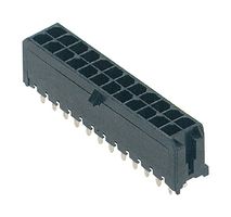 43650-0625 - Pin Header, Power, 3 mm, 1 Rows, 6 Contacts, Surface Mount Straight, Micro-Fit 3.0 43650 Series - MOLEX