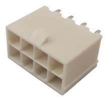 46015-0803 - Pin Header, Wire-to-Board, 4.2 mm, 2 Rows, 8 Contacts, Through Hole Straight - MOLEX