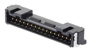 505567-1081 - Pin Header, Signal, Wire-to-Board, 1.25 mm, 1 Rows, 10 Contacts, Surface Mount Right Angle - MOLEX