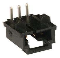 70555-0037 - Pin Header, Wire-to-Board, 2.54 mm, 1 Rows, 3 Contacts, Through Hole Right Angle - MOLEX